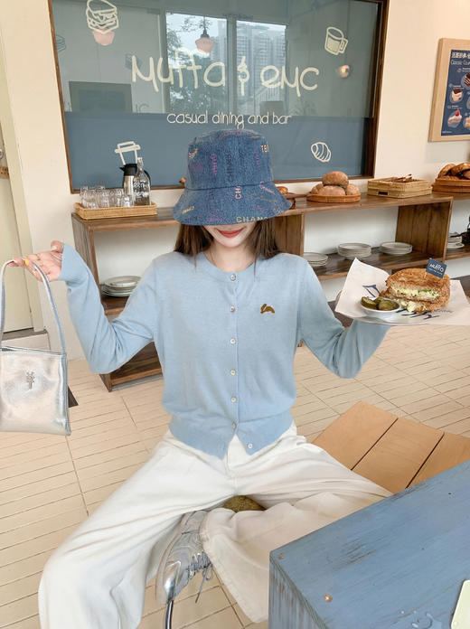 <曾小咸推荐>4.9现货秒杀 ！微信超特价！韩系短款针织开衫 日常169.99 立减90 秒杀79.99！！ 商品图12