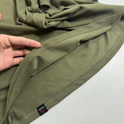 原单正品XB旷野男士短袖，主打舒适，

网状面料，超透气，炎热夏天，拒绝闷热，

除菌防臭，减少异味，立体裁剪，修身更百搭

军绿/黑色 S-XXL 商品图3