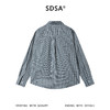 SDSA男装2026新款高贵轻奢韩系撞色格子长袖衬衫百搭时尚宽松长袖 商品缩略图4