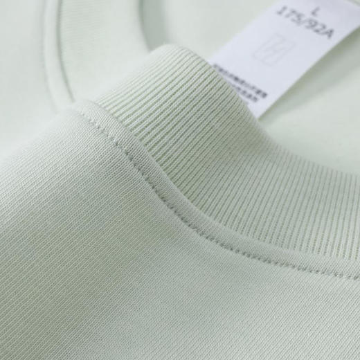 新氧棉柔软舒适透气40S丝滑时尚百搭圆领男女同款上衣   HLS-GY86002# 商品图5