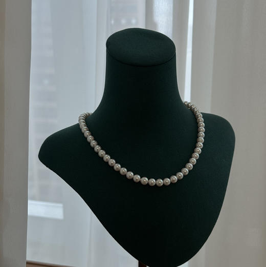 ji光akoya珠串 6-7mm 正圆 小微瑕不影响佩戴 质价比chao高 商品图4