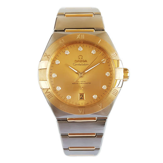 【95新】OMEGA 欧米茄131.20.39.20.58.001天文台认证同轴自动机械机芯日期显示39MM（男款）星座系列精钢/18K黄金310326NJT33 商品图0