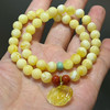 【青山特惠】7.7mm原矿俄料白花蜡蜜蜡2圈手链，搭配原矿绿松，南红，蜜蜡小如意，12.23g m
53 商品缩略图2