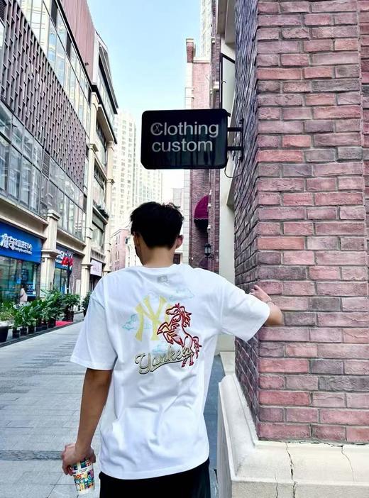 直发 【正品授权】 MLB招财小马 ，限定款 情侣印花T恤 商品图7