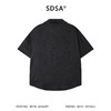 SDSA男装2026新款高贵轻奢设计感竖纹肌理翻领短袖衬衫百搭上衣 商品缩略图4