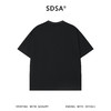 SDSA男装2026新款轻奢韩系简约拼接撞色领口设计圆领短袖T恤百搭 商品缩略图4