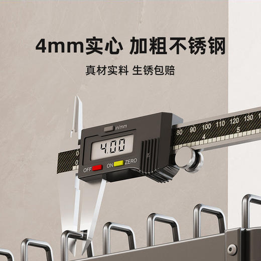 【加粗不锈钢材质、一体式免安装】碗碟收纳架沥水碗架厨房置物架不锈钢碗盘碗筷放碗盘子沥水篮.TA 商品图3