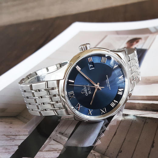 【95新】OMEGA 欧米茄433.10.41.21.03.001天文台认证同轴自动机械机芯日期显示41MM（男款）碟飞系列精钢300326NJS28 商品图3
