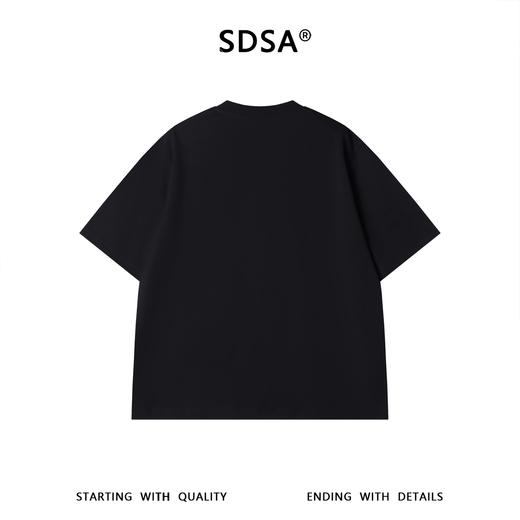 SDSA男装2026新款高贵轻奢潮牌素描小狗印花短袖T恤小众设计百搭 商品图1