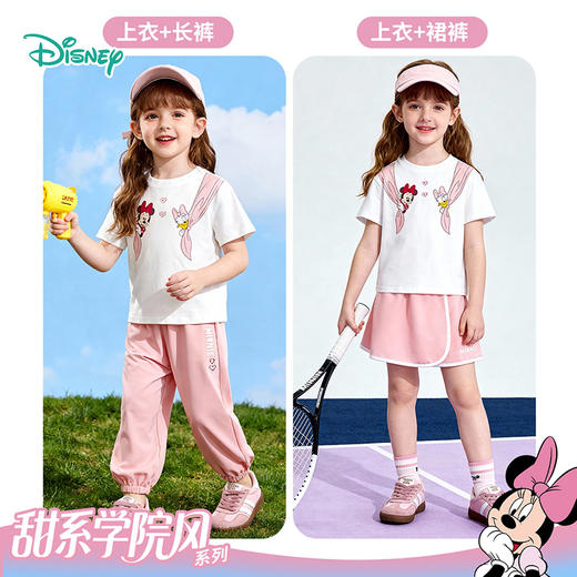 迪士尼夏季卡通女童短袖套装（三件套）ZD2FT054 商品图1
