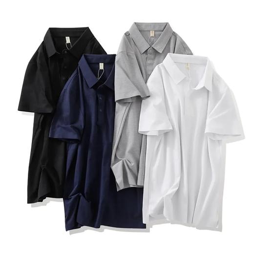 【xlhw-2665】男子羔端抗菌无痕压胶速干短袖POLO衫！！ 商品图1