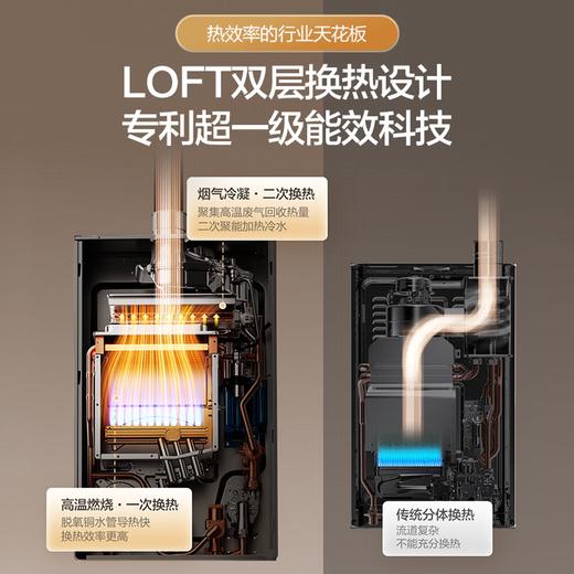 海尔（Haier）麦浪套系燃气热水器K70H恒温增压零冷水燃气热水器天然气家用超一级能效 16L 下置风机K70HMAX【恒温增压】 商品图3