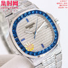 PDF百达翡丽鹦鹉螺满天星5719 5711系列 满钻5719 5711红宝石圈 蓝宝石圈 绿宝石圈 男士腕表 Nautilus 5719系列奢华满钻腕表 商品缩略图3