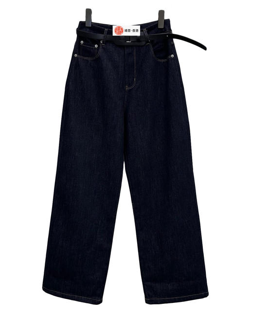 女款腰带牛仔长裤 可配套装la011 商品图0