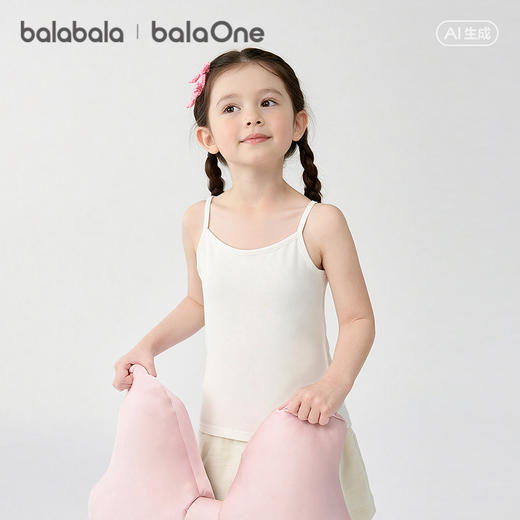 【balaOne】巴拉巴拉宝宝背心2026新款女童吊带儿童小内衣两件装 商品图2