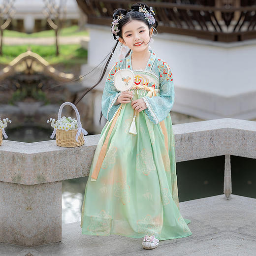 【团购】【苏城纪】汉服女童襦裙颜悦 商品图5