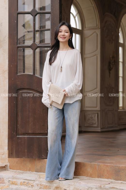 【门店同款】ENJOY夏季蓝调星河阔腿裤 171044462 商品图2