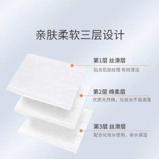 丽丽贝尔 加量装化妆棉 222+22枚/包 商品图1