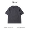 SDSA男装2026新款高贵轻奢细条纹短袖T恤宽松重磅圆领休闲上衣 商品缩略图0