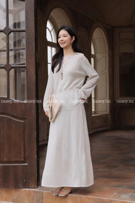 【门店同款】ENJOY夏季系带镂空针织套装 170747107 商品图3