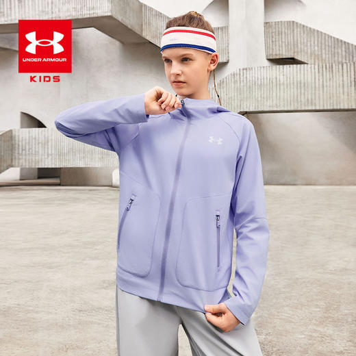 【XS专属-特惠福利】UnderArmour安德玛儿童 吸湿快干加内衬梭织外套 261322706 商品图6