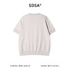 SDSA男装2026新款高贵轻奢波浪纹提花亨利领宽松针织短袖 商品缩略图4