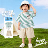 贝贝怡夏季男童短袖套装ZB2FT014 商品缩略图2