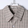 SDSA男装2026新款高贵轻奢格纹爱心刺绣长袖衬衫宽松翻领休闲上衣 商品缩略图1