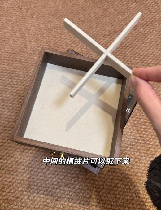 Trees&wind胡桃木五层首饰盒|帮珠宝找个家，分层收纳整洁有序 商品图7