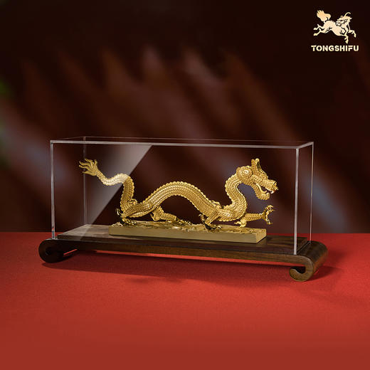 铜师傅《钱龙》上新了故宫联名 龙年吉祥物摆件办公室乔迁礼品 商品图1