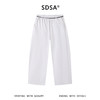 SDSA男装2026新款高贵轻奢韩系撞色抽绳阔腿休闲裤日系垂感休闲 商品缩略图1