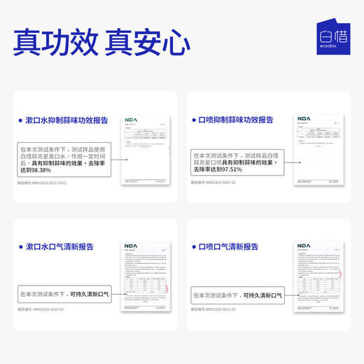 ☆【蒜克星系列】Ecoobix 白惜口喷 / 漱口水温和清新口气（赠漱口水12ml*6+牙膏25g+贴纸，贴纸赠完为止） 商品图2