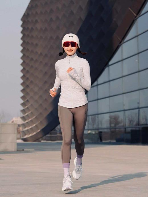 露露 套装新款运动套装跑步女士外穿卫衣卫裤显瘦立领开衫 商品图10