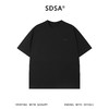 SDSA男装2026新款高贵轻奢美式简约小刺绣字母圆领短袖T恤百搭潮 商品缩略图0