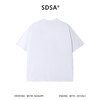 SDSA男装2026新款高贵轻奢韩系简约半纽扣圆领短袖T恤基础款百搭 商品缩略图1