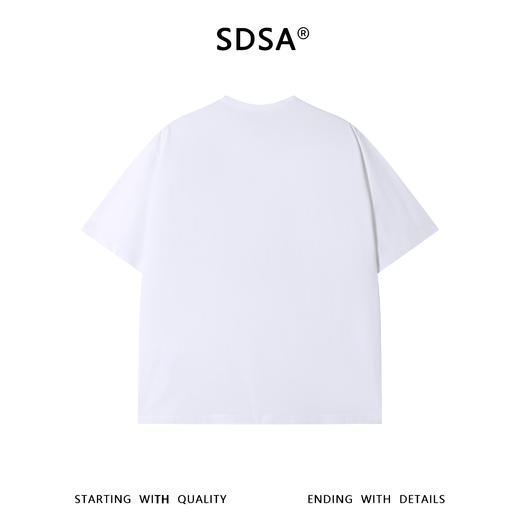 SDSA男装2026新款高贵轻奢韩系简约半纽扣圆领短袖T恤基础款百搭 商品图1