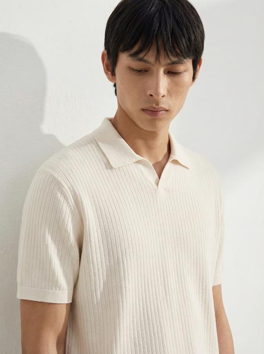 「4款可选」87.7%埃及棉12.3%桑蚕丝16针工艺针织衫 商品图7