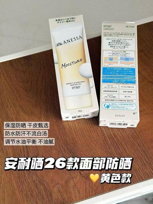 新品！日本安热沙Anessa2026春季安耐晒保湿提亮妆前隔离乳防晒霜90g 商品图2