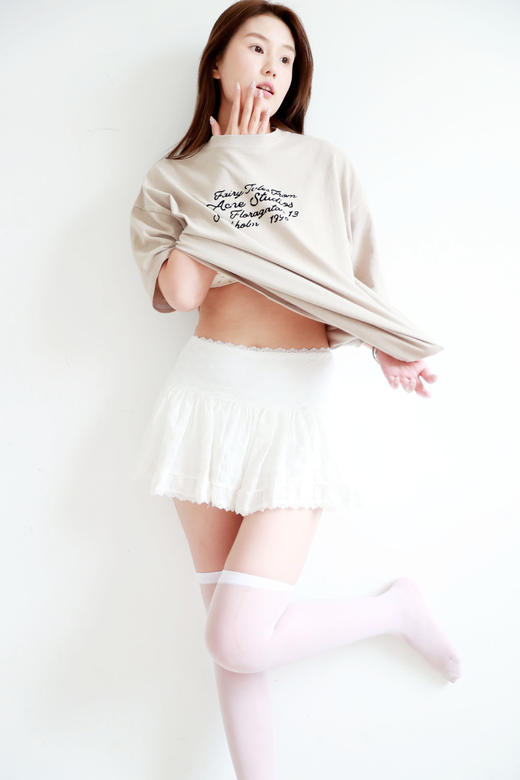 又顶又好看，字母复古tee。首尔氛围感街拍高颜出片大t恤E040860 商品图13