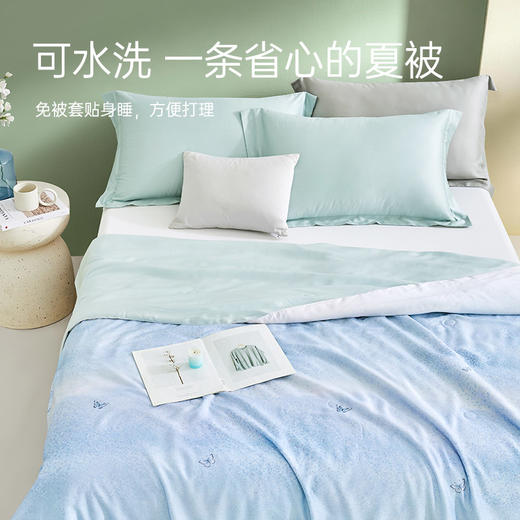 轻奢60支天丝印花夏被(黎梦) 商品图4