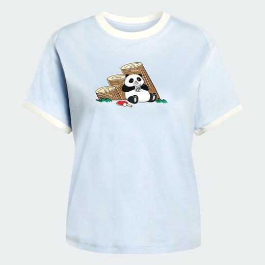 Adidas阿迪达斯PANDA CHILL T-SHIRT 纯棉运动休闲短袖T恤KB7212 商品图3