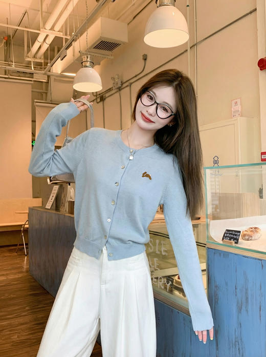 <曾小咸推荐>4.9现货秒杀 ！微信超特价！韩系短款针织开衫 日常169.99 立减90 秒杀79.99！！ 商品图11