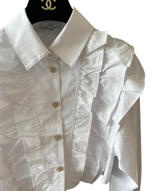 女款荷叶边长袖衬衫ba025 商品图2