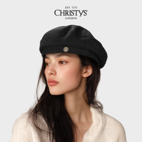 【新品】英伦经典男女同款初剪羊毛贝雷帽