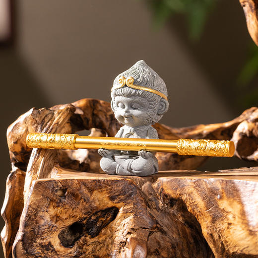 朱炳仁铜如意金箍棒猫耳限定版大圣悟空金箍棒套装 商品图3