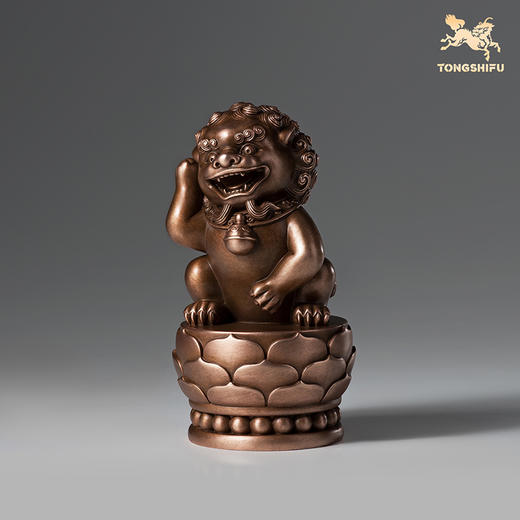 铜师傅《护裆狮》上新了故宫联名 创意个性狮子铜摆件 家居装饰品 商品图2