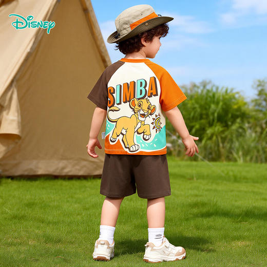 迪士尼男童夏季卡通短袖套装ZD2FT046 商品图3