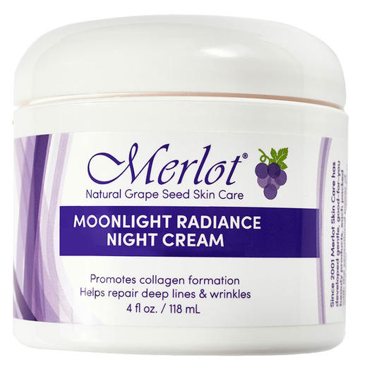 修护熬夜肌🌛【美国MERLOT墨兰本葡萄籽保湿抗皱日霜/晚霜】1+1大于2的组合搭配🧴日霜介于霜与乳之间，清爽又水润💦晚霜乳霜质地，很好推开 商品图9