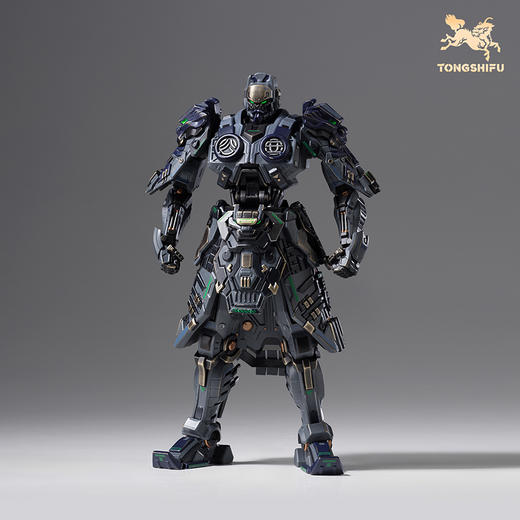 铜师傅《长安卫机甲系列》创意办公室潮玩手办 桌面装饰解压摆件 商品图3