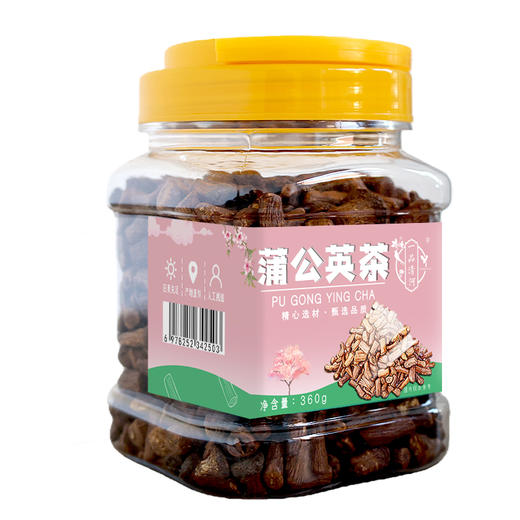 【自营】一品清河 蒲公英根茶360g多巴胺罐装绿茶红茶 YPQHPGYGC360G 商品图2